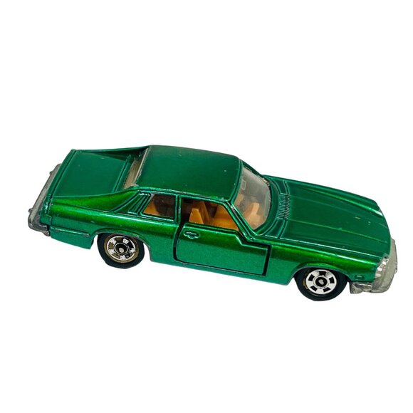 Vintage 1978 Tomica Jaguar XJ-S Die-Cast  Car Green Tan Interior Opposite Steeri - Picture 5 of 9